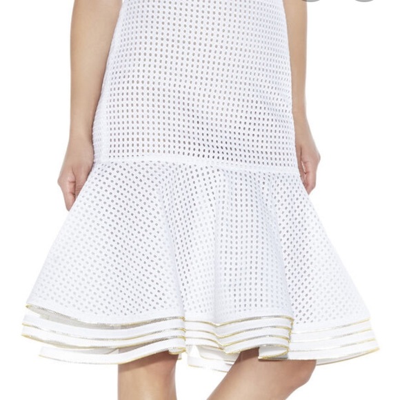 Herve Leger White Skirt - Picture 2 of 4